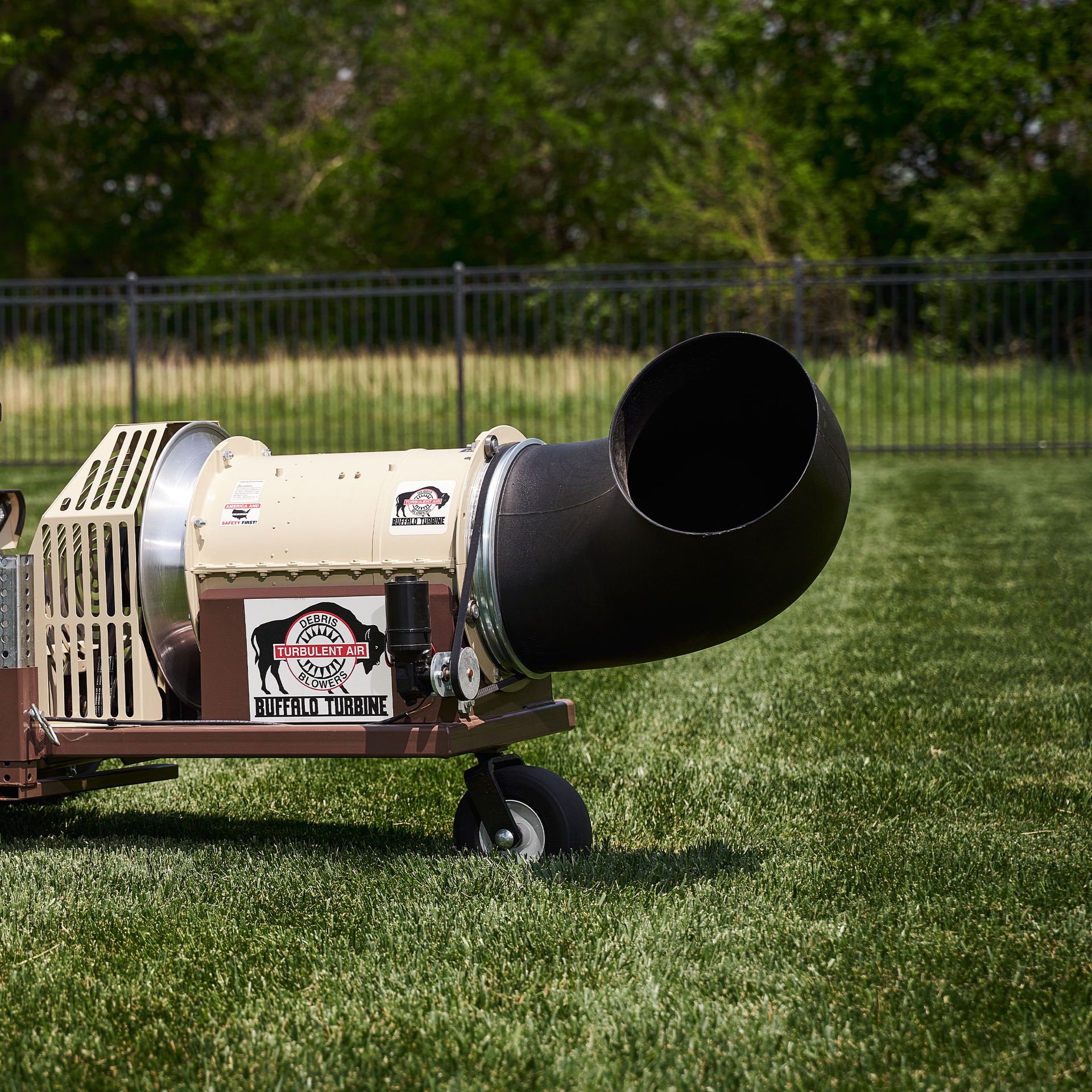 360 degree nozzle rotation on blower