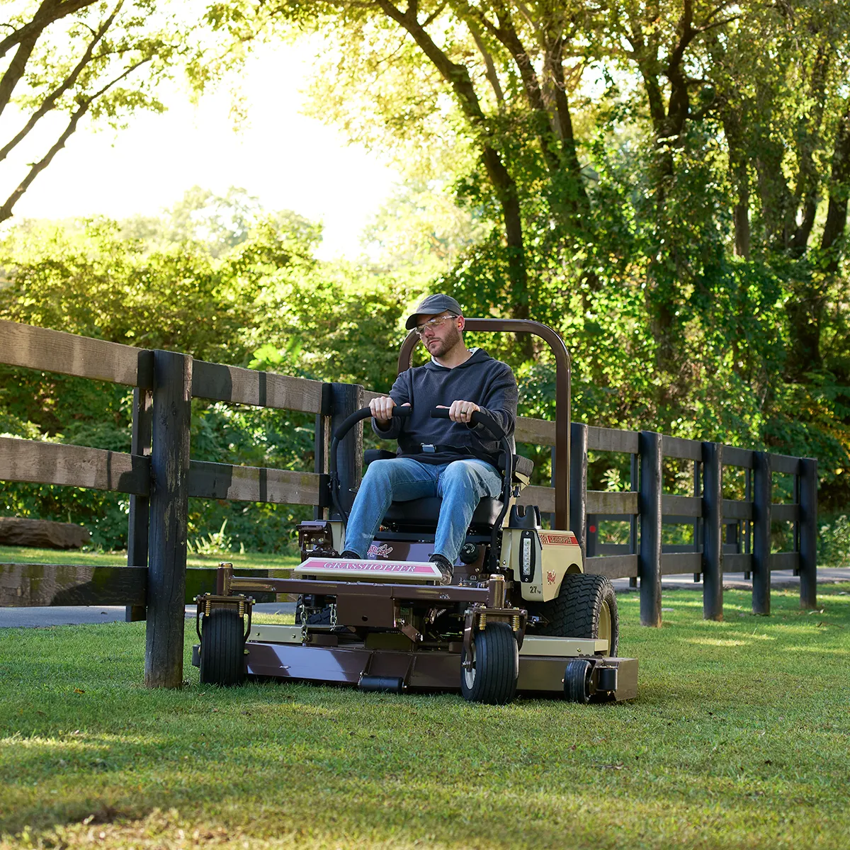 4XRD rear discharge mowing deck for midmount and frontmount zero turn lawn mowers