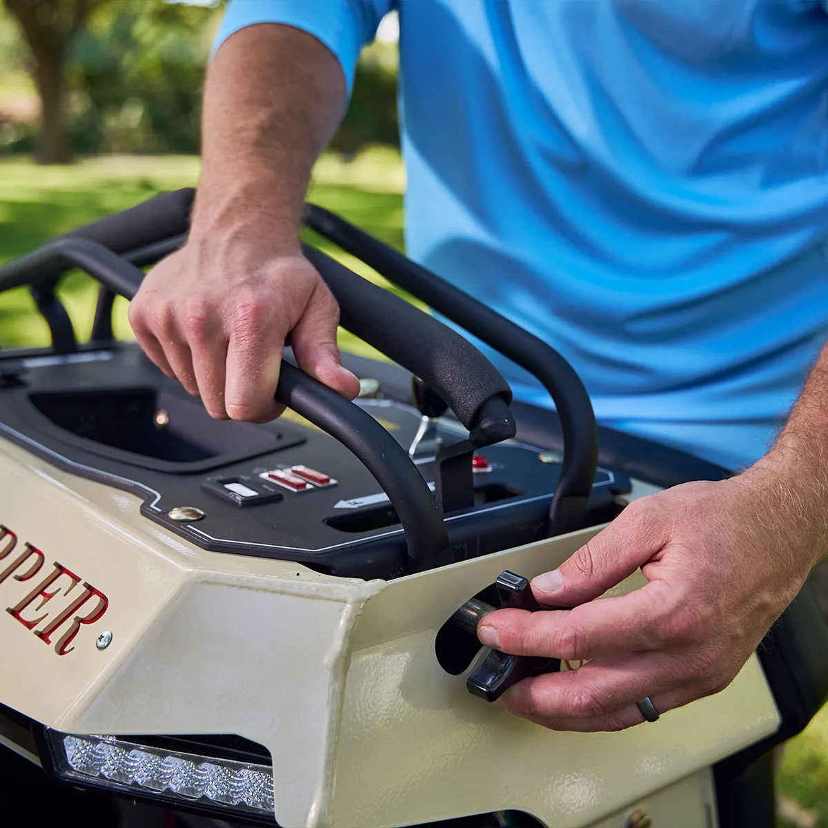 Adjustable Command Tower Stand-On