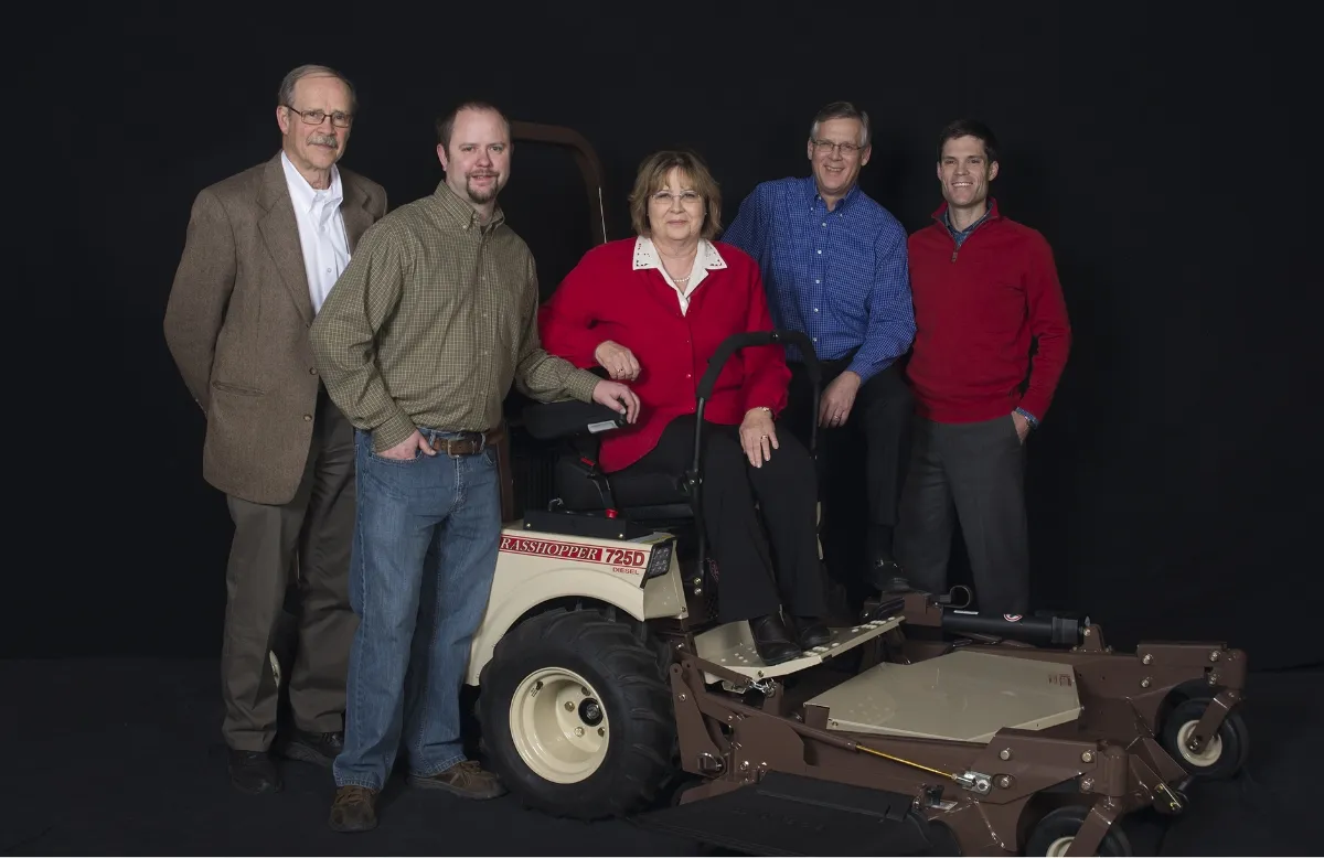 Grasshopper Mowers Family Photo