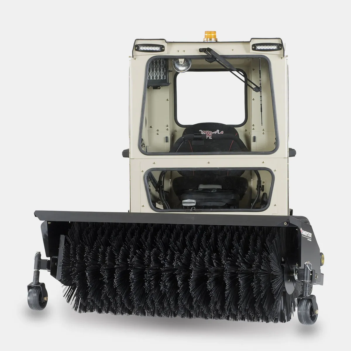 Grasshopper mower rotary broom